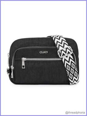 Anti Theft Crossbody Bag RFID Nylon Waterproof Travel Belt Bag